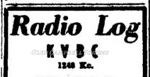 KVBC Radio ad in Farmington Daily Times 2-28-53