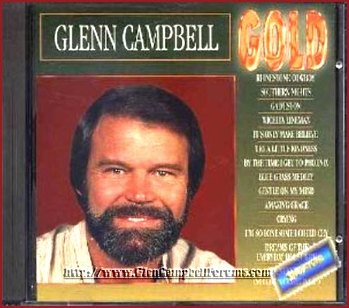 Glen Campbell GOLD Compilation CD with first name misspelled.jpg