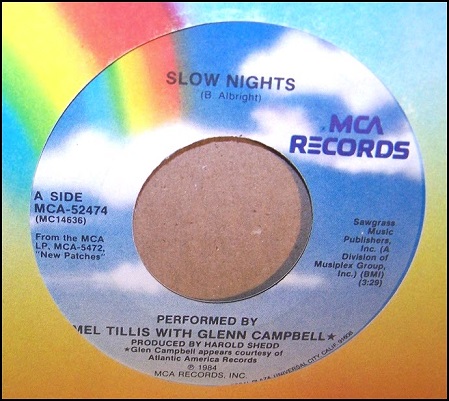 Single_Mel Tillis_Glen and Glenn Campbell_Slow Nights.jpg