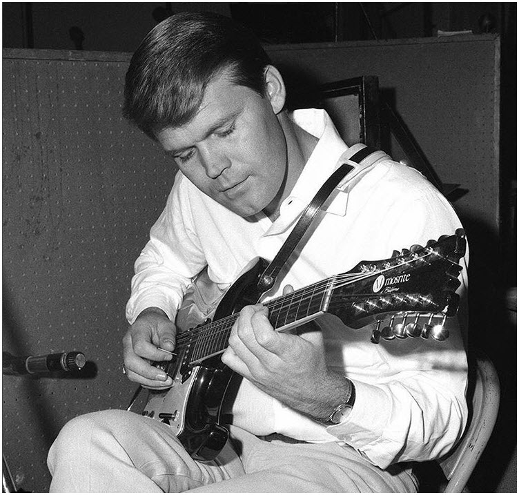 Glen Campbell with Mosrite Guitar_shared by Glen Campbell Official.jpg
