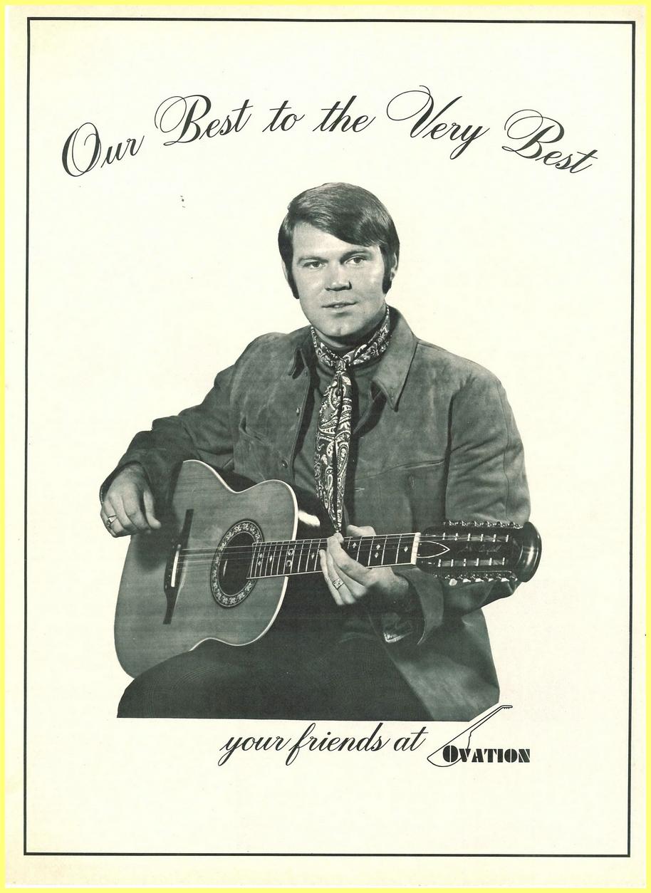 1970 Ovation Advertisement with 68 GC12