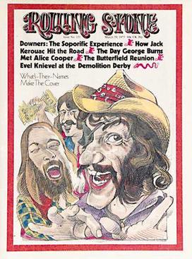 Dr. Hook on the cover of Rolling Stone