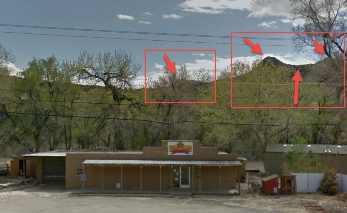 Location of Feed Store in Tijeras Canyon 2013
