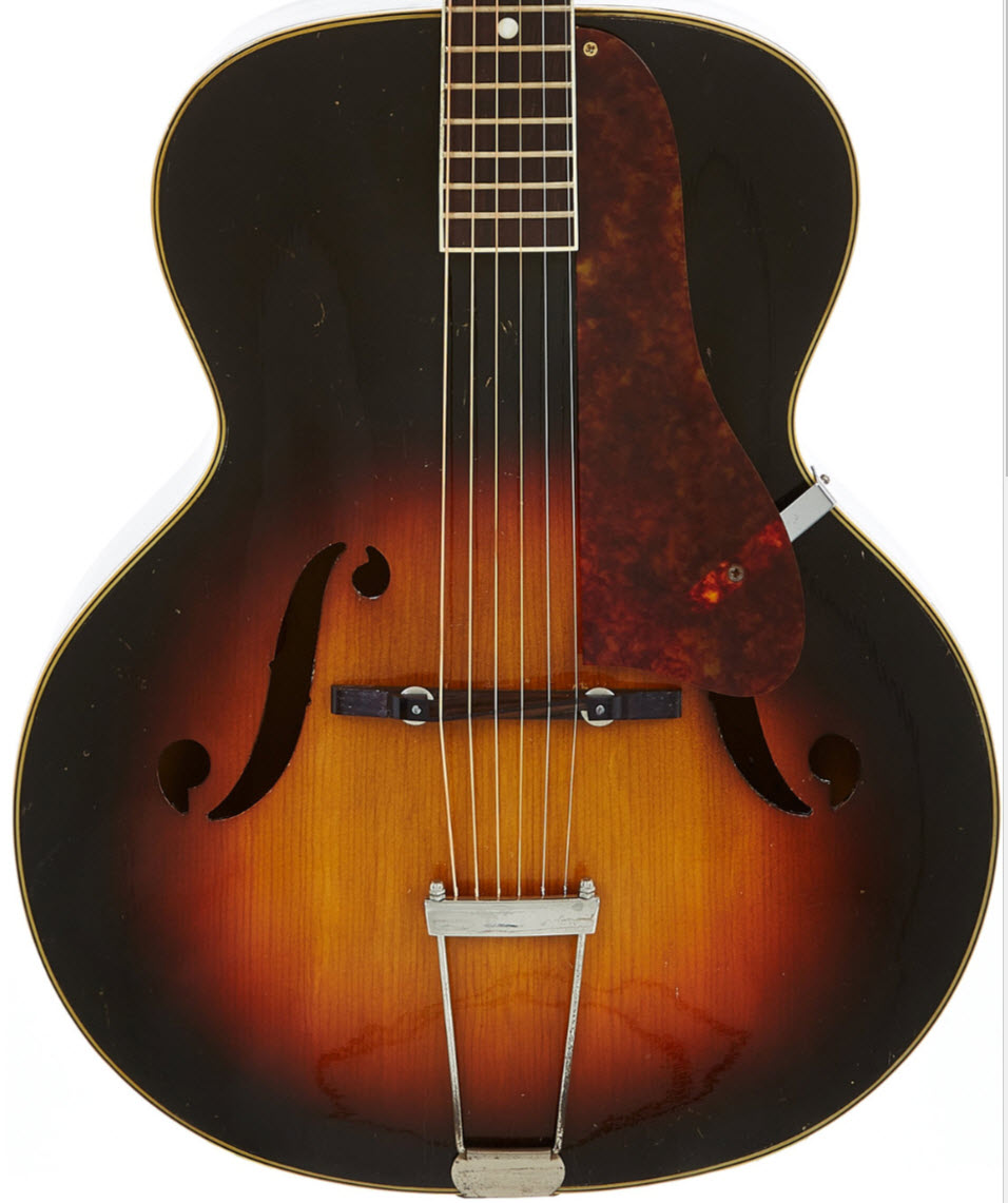 1940's Vega C-26 Archtop Guitar Glen Campbell Soundboard