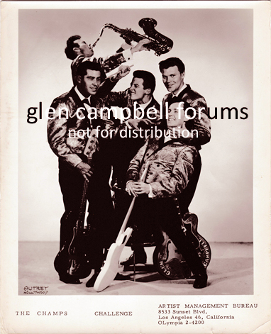Glen with The Champs (1960/61)