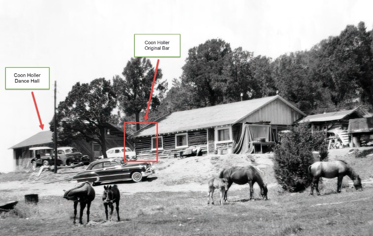 Coon Holler Bar and Dance Hall Outside Regina, NM