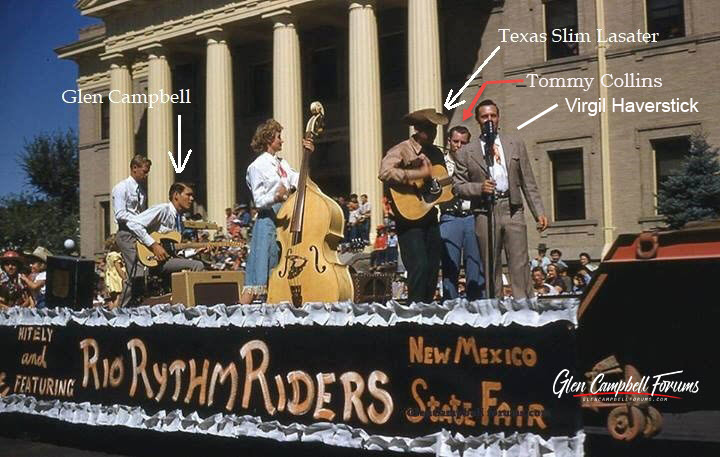 1952-Glen With Texas Slim Rio Rhythm Riders Albuquerque Fair Float with Names1.jpg